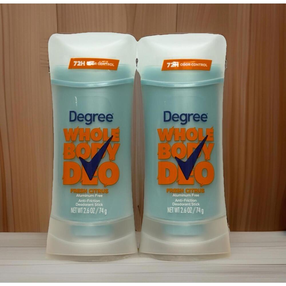 Degree Womens Whole Body Deo Stick Fresh Citrus 2 Pack Deodorant